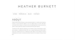 Desktop Screenshot of heatherburnett.com